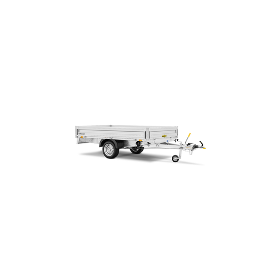 Humbaur HN 132616 Hochlader mit Flachplane – 1.300 kg
