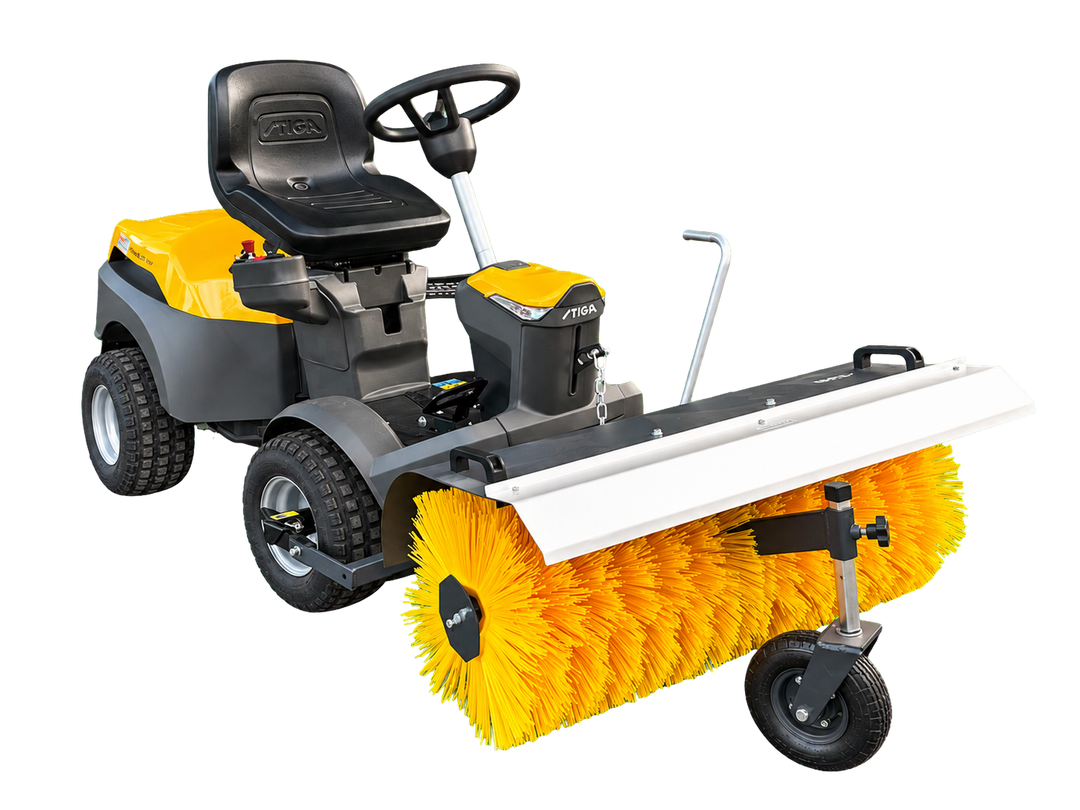 Stiga Frontmäher Park 500 WX – Allrad-Aufsitzmäher mit Kehrmaschine, 586 cm³,
