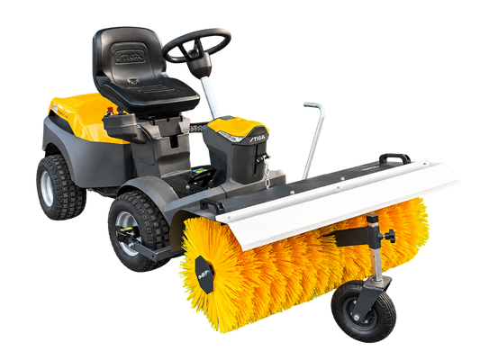 Stiga Frontmäher Park 500 WX – Allrad-Aufsitzmäher mit Kehrmaschine, 586 cm³,